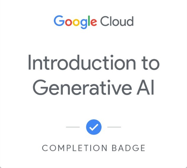 Google Cloud：生成式 AI 入門 — AAES 國際認證與認可