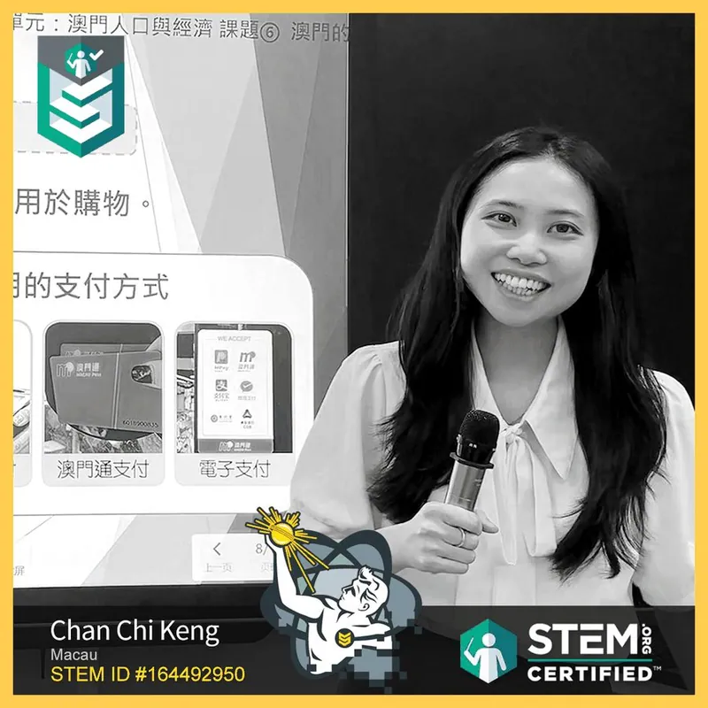 陳梓煢 — STEM.org STEM.org 国際人物認証（STEM ID 164492950）