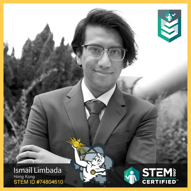 Genius Development / Ismail Limbada — STEM.org STEM.org 国際人物認証（STEM ID 74804610）